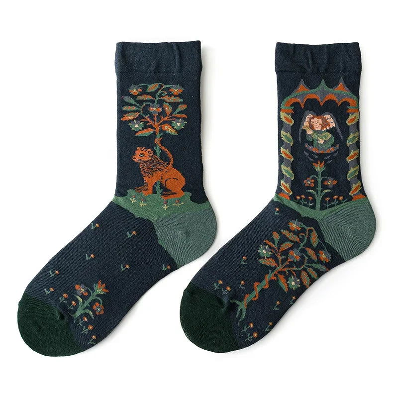 Chaussettes Dépareillées en Coton
