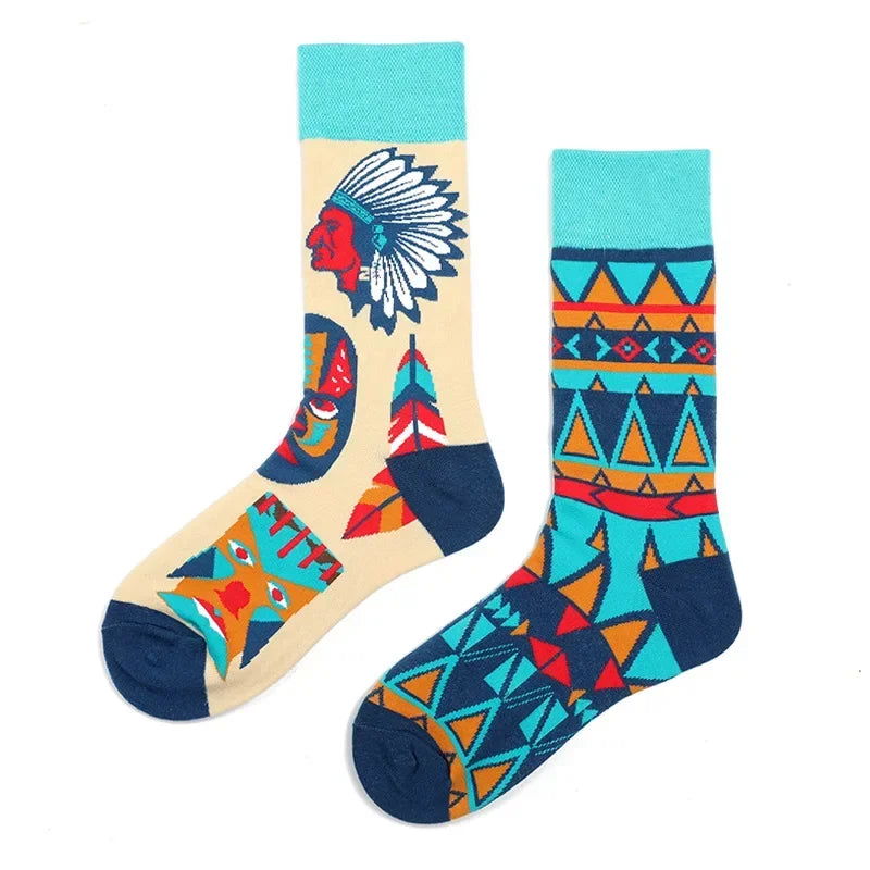 Chaussettes Dépareillées en Coton