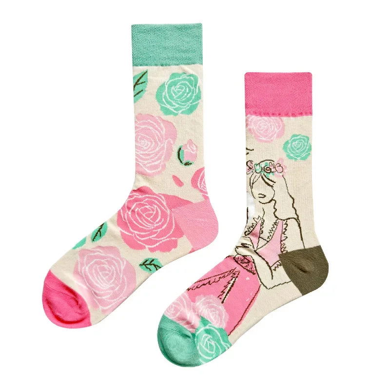 Chaussettes Dépareillées en Coton