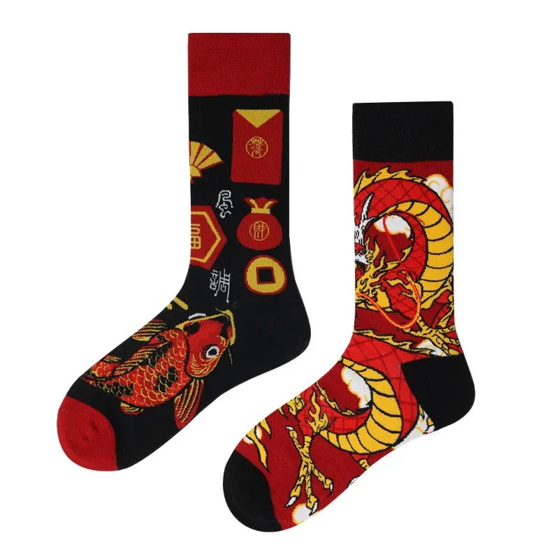 Chaussettes Dépareillées en Coton