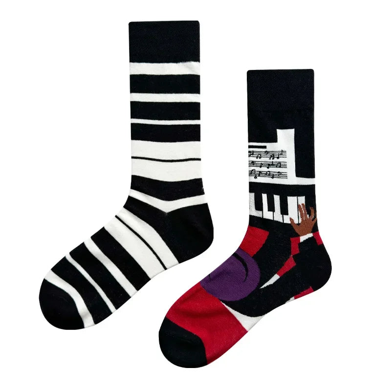 Chaussettes Dépareillées en Coton