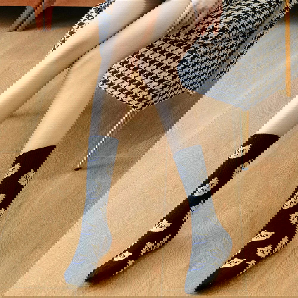Chaussettes Élastiques Chat