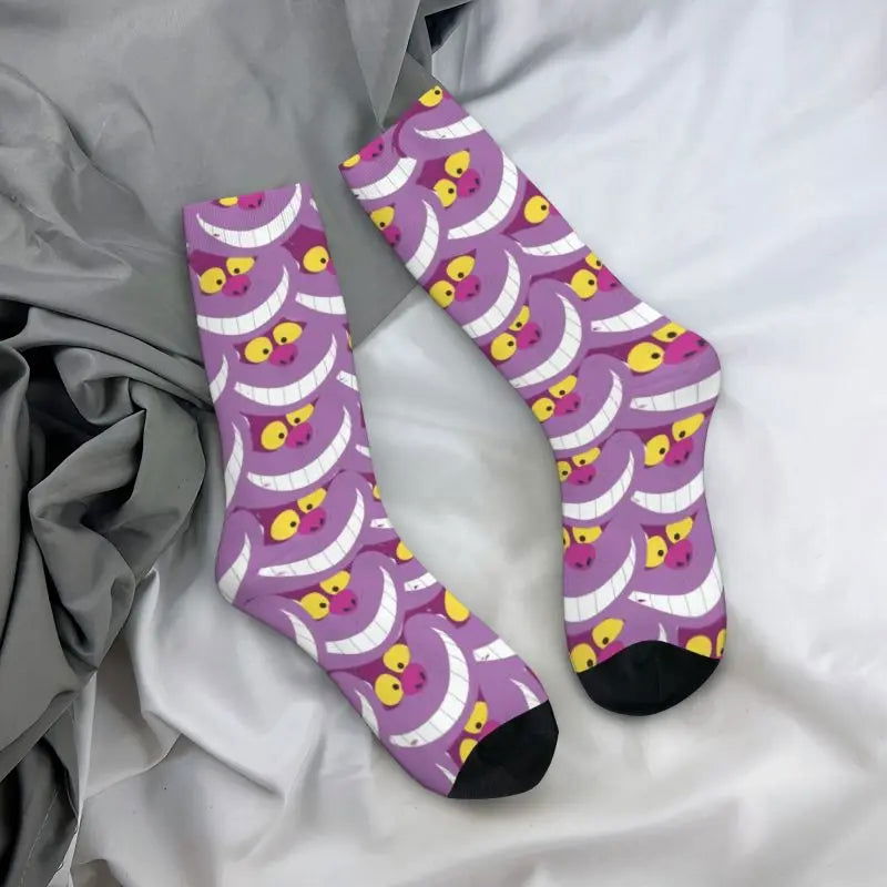 Chaussettes Fantaisie Chat du Cheshire