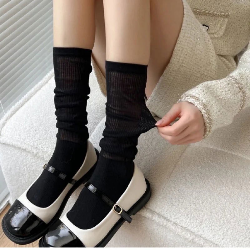 Chaussettes Haute Noires
