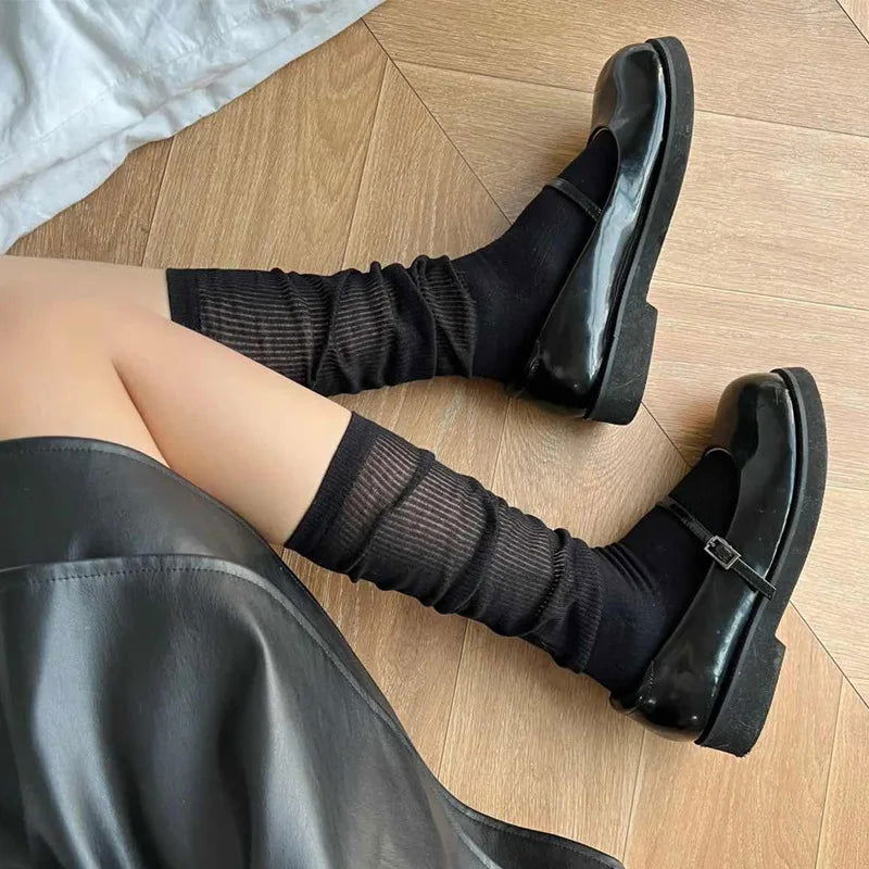 Chaussettes Haute Noires