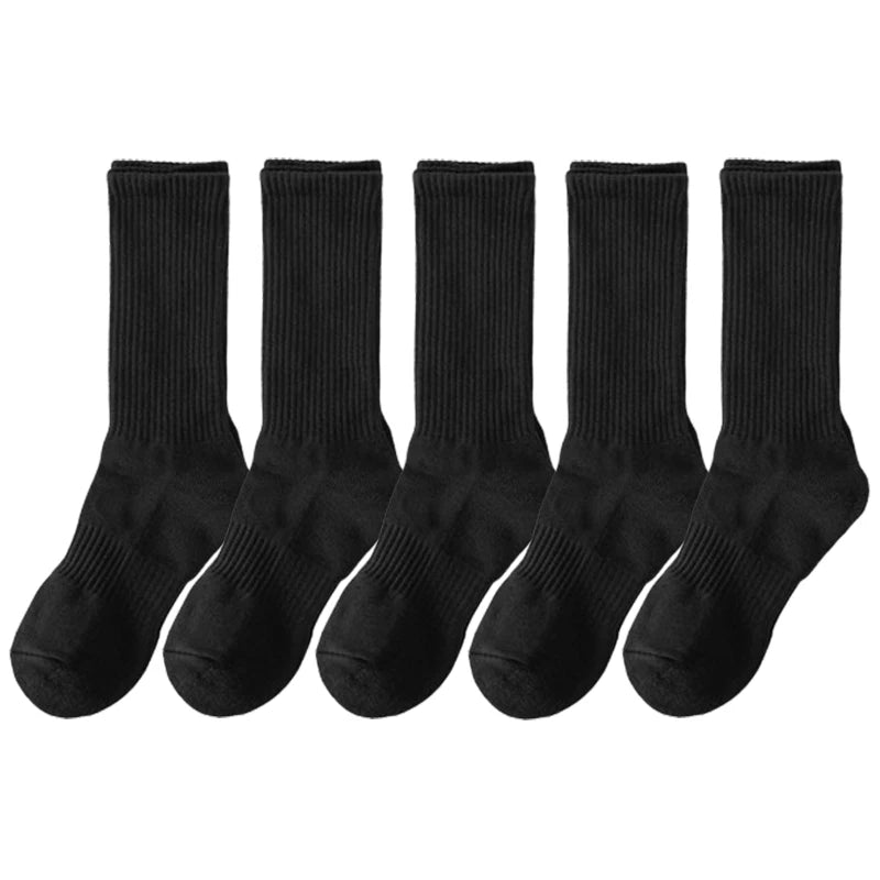 Chaussettes Hautes Classiques en Coton Pack 5