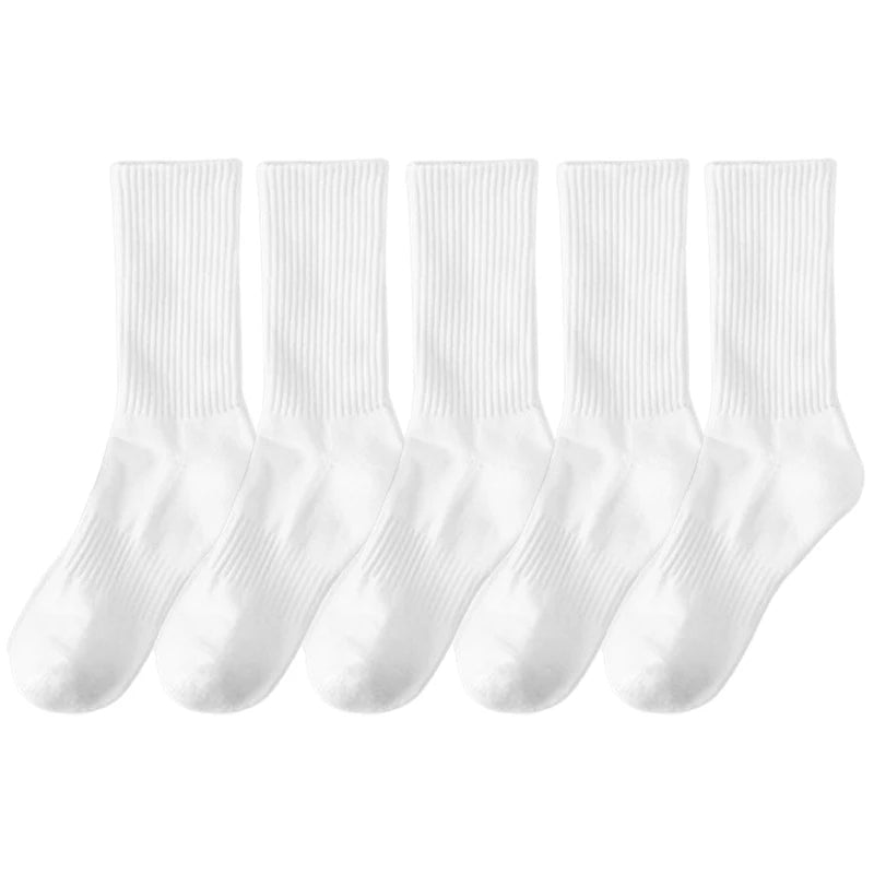 Chaussettes Hautes Classiques en Coton Pack 5