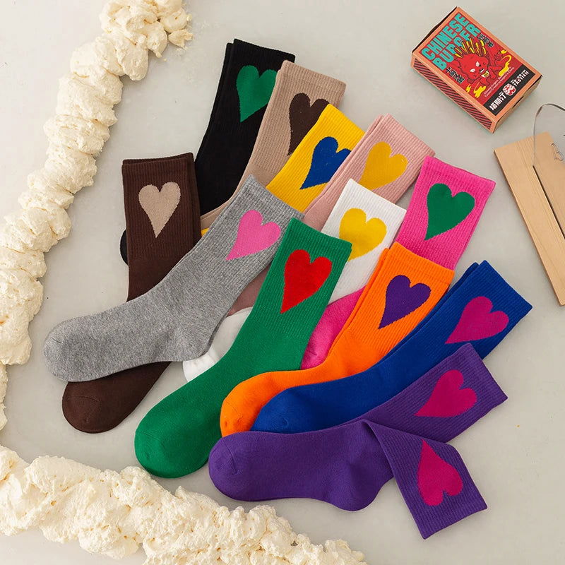 Chaussettes Hautes Cœur