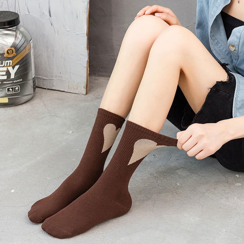 Chaussettes Hautes Cœur