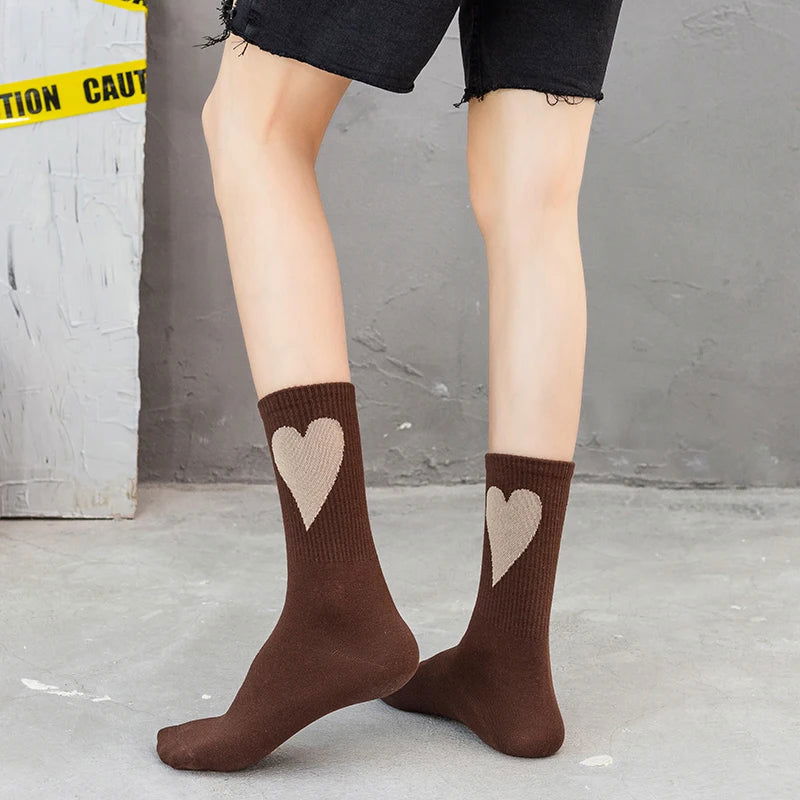 Chaussettes Hautes Cœur