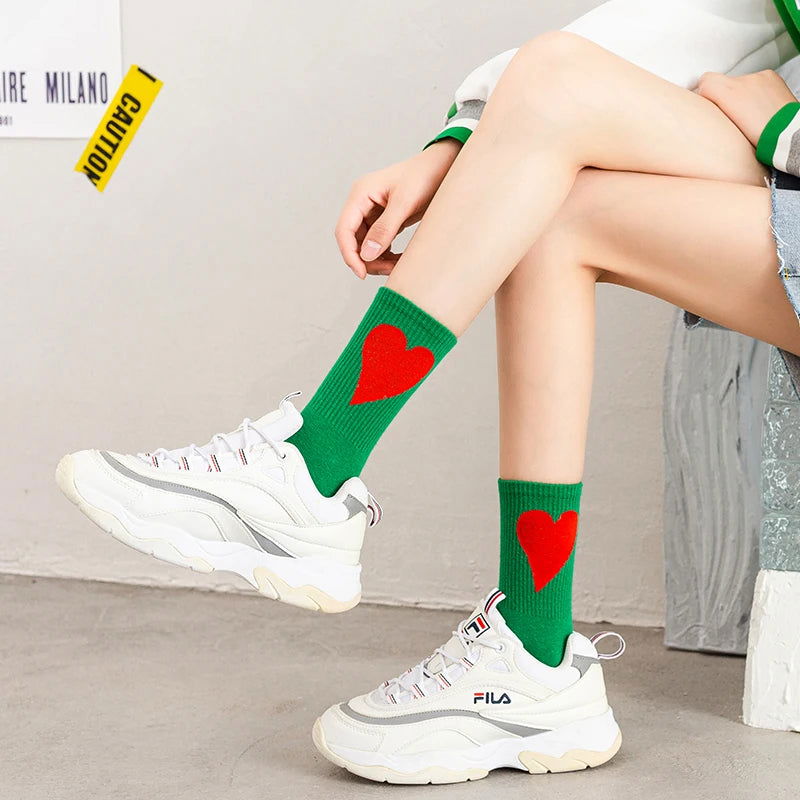 Chaussettes Hautes Cœur