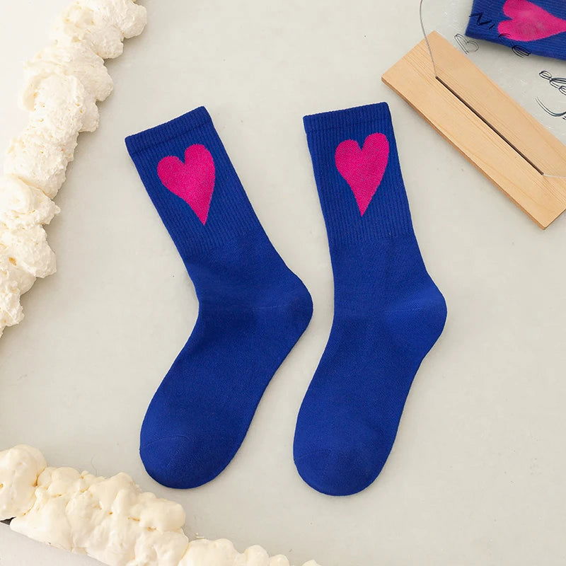 Chaussettes Hautes Cœur