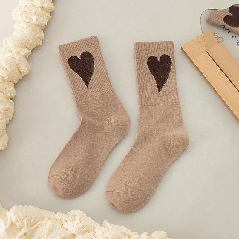 Chaussettes Hautes Cœur