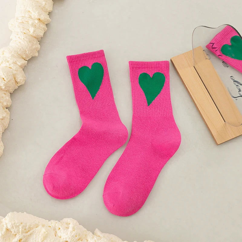 Chaussettes Hautes Cœur
