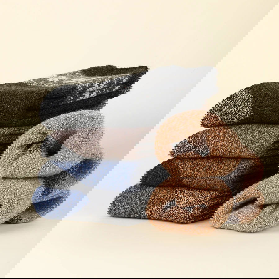 Chaussettes Longues en Laine Pack 5