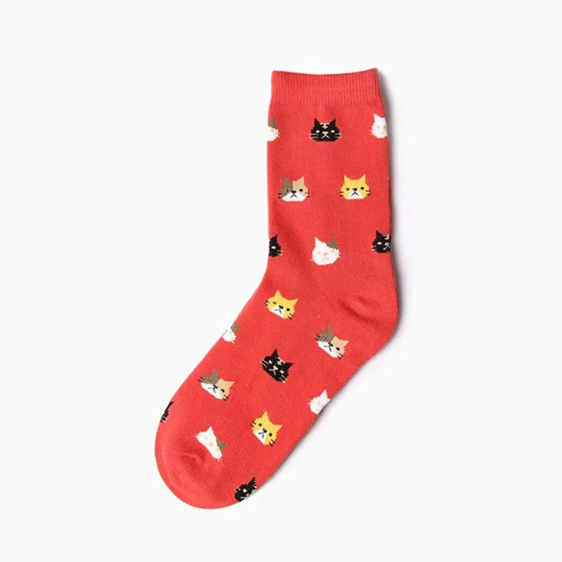 Chaussettes Motif Chat