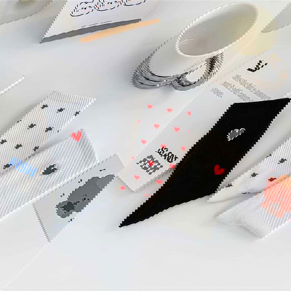 Chaussettes Multiple Cœur