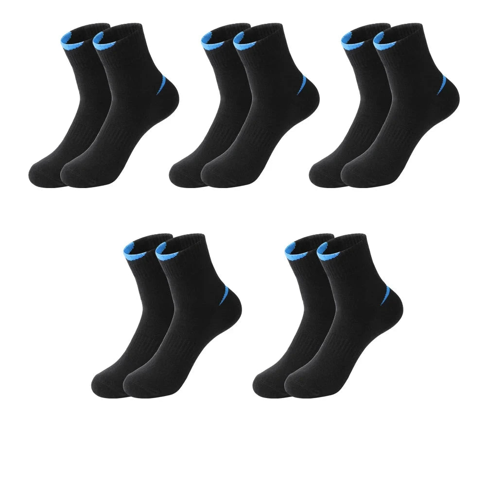 Chaussettes Noires Décontractés Pack 5