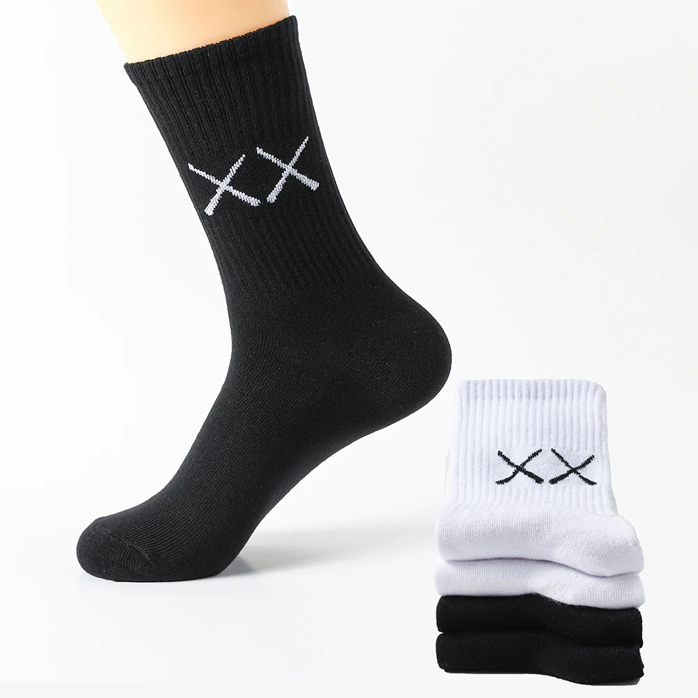 Chaussettes Noires Mi-Longues Pack 5