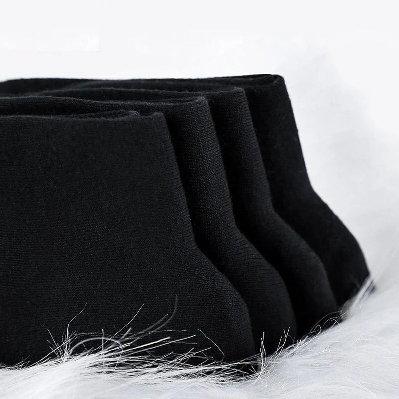 Chaussettes Noires Mi-Longues pour Hommes Pack 10