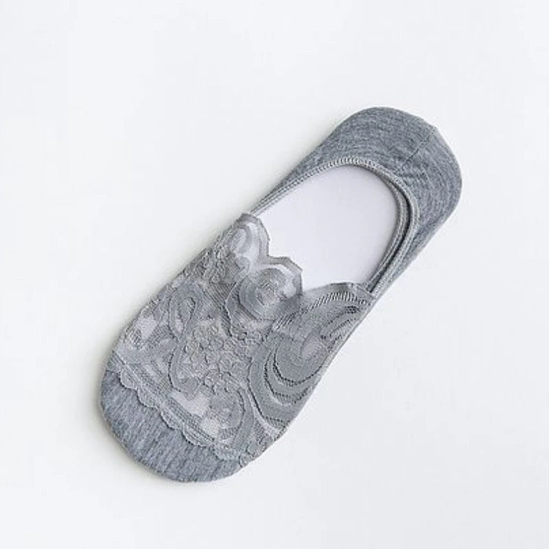 Chaussettes Respirantes en Dentelle