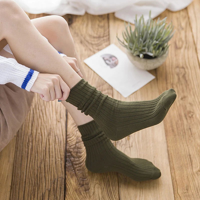 Chaussettes Rétro en Tricot