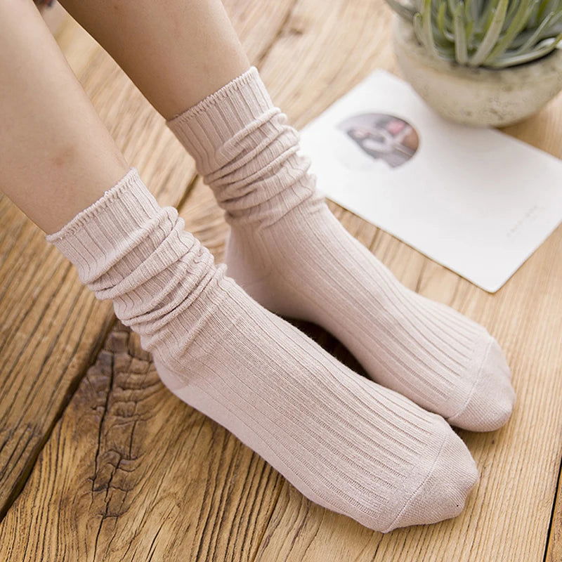 Chaussettes Rétro en Tricot
