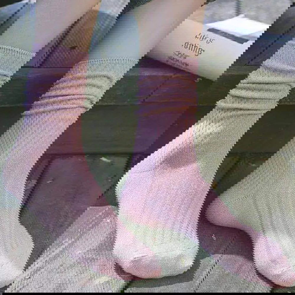 Chaussettes Rose pour Femme Pack 3