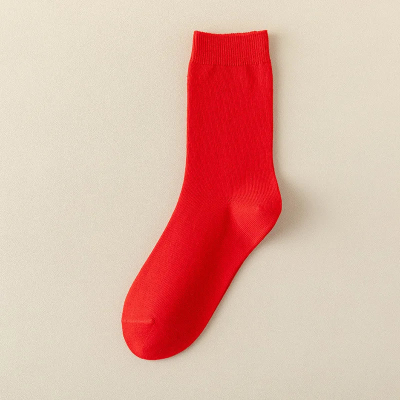 Chaussettes Rouges Mi-Longues