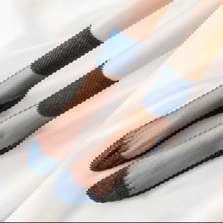 Chaussettes à Paillettes Élastiques