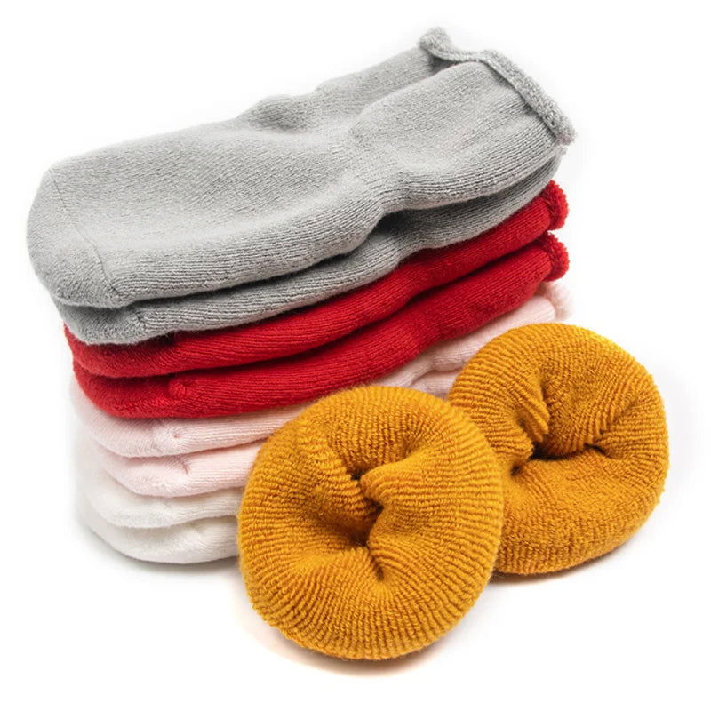 Chaussettes de Naissance Épaisses Pack 3