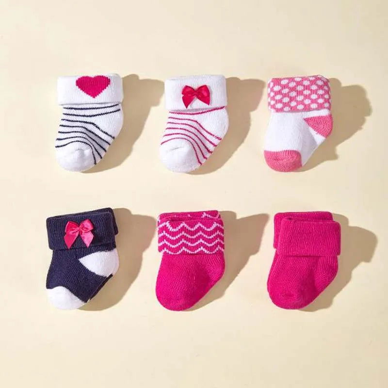 Chaussettes de Naissance pour Fille Pack 3
