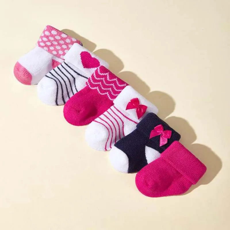Chaussettes de Naissance pour Fille Pack 3