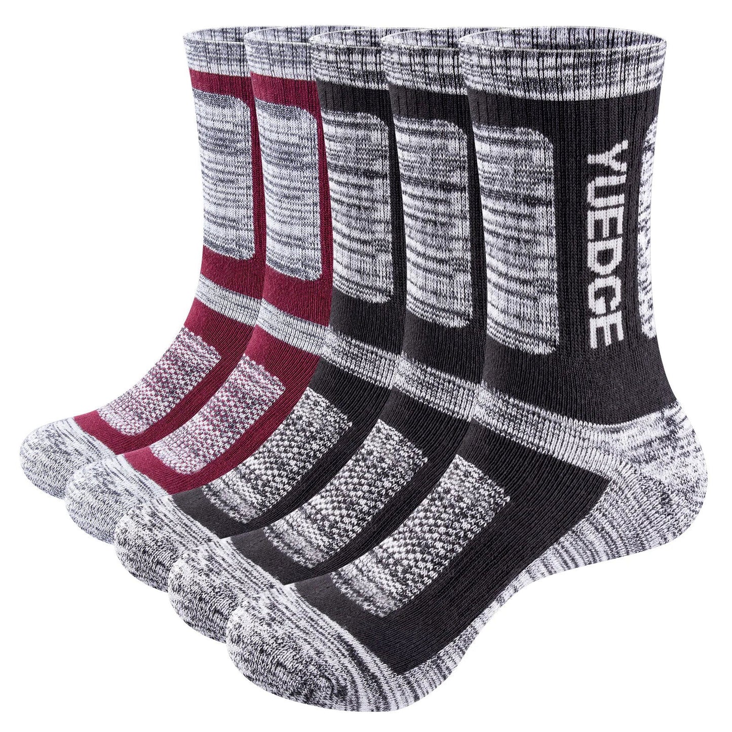 Chaussettes de Randonnée en Coton Pack 5
