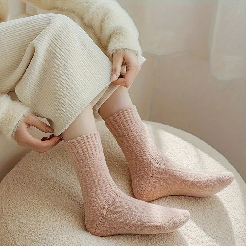 Chaussettes de Sol Rose Pack 5