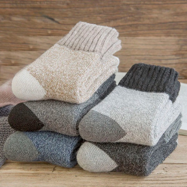 Chaussettes en Laine Chaude