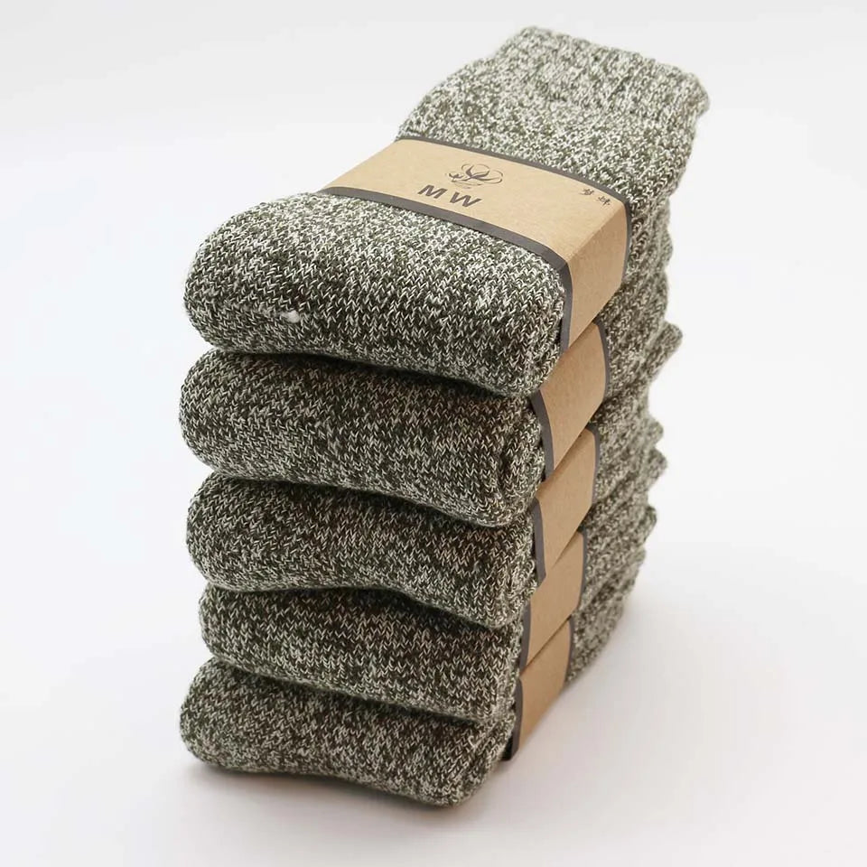 Chaussettes en Laine pour Hommes Pack 5