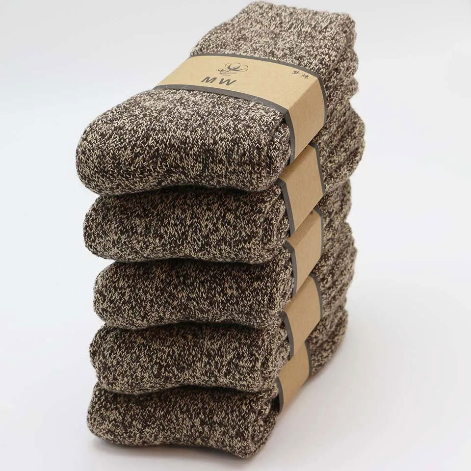 Chaussettes en Laine pour Hommes Pack 5