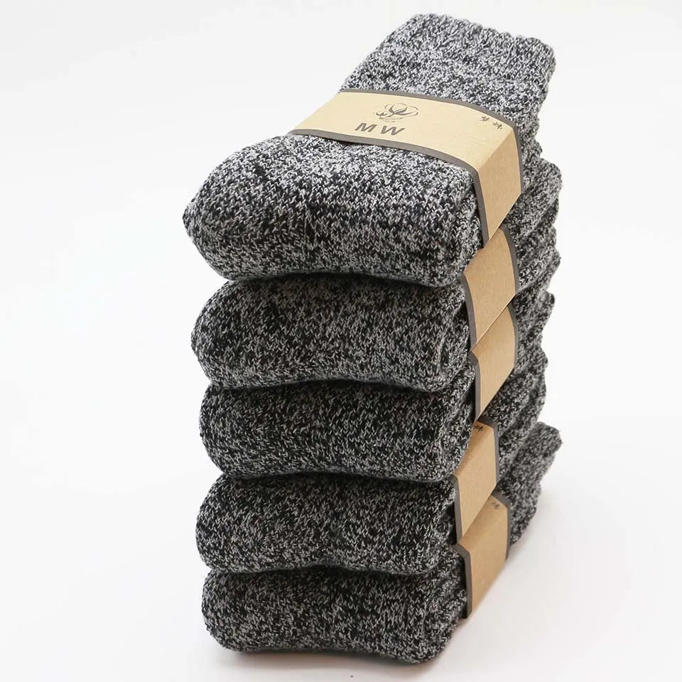 Chaussettes en Laine pour Hommes Pack 5