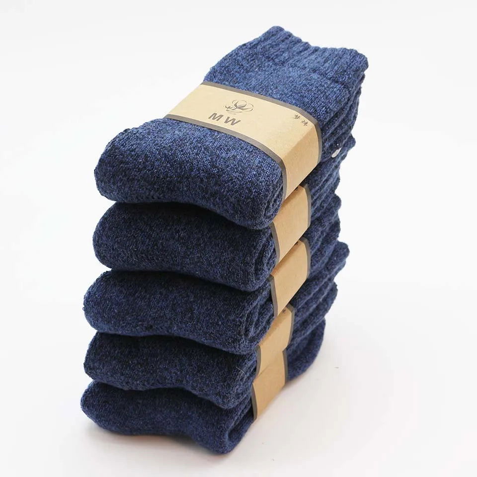 Chaussettes en Laine pour Hommes Pack 5