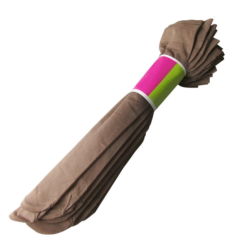 Chaussettes en Soie Fine Transparente Pack 5