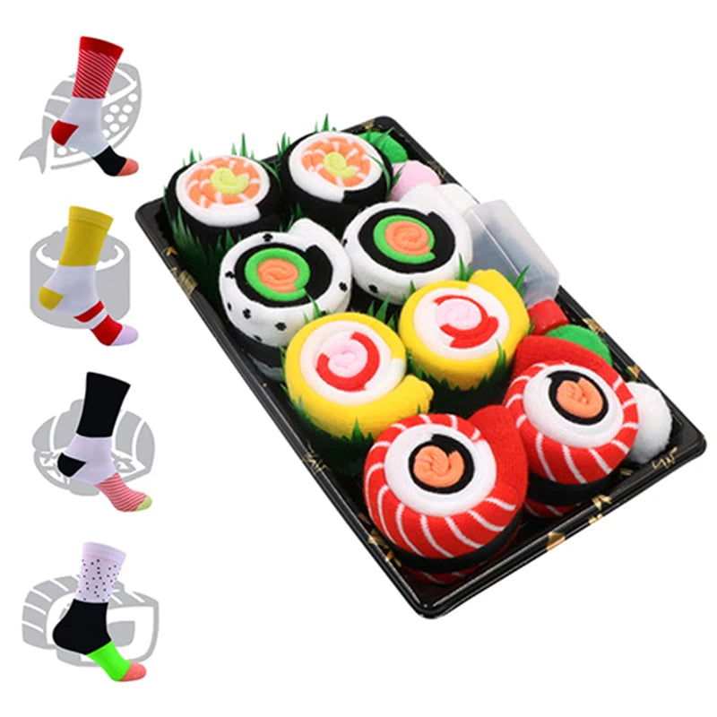 Lot 4 Paires Chaussette Sushi