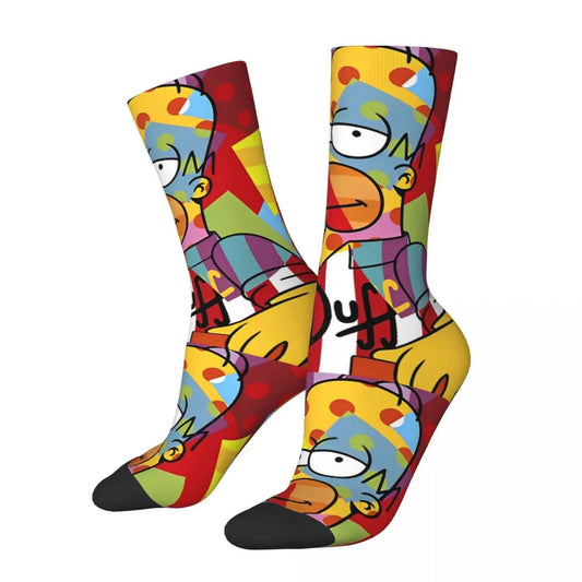 Chaussette Artistique Homer Simpson 