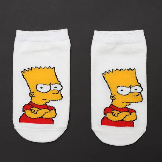 Chaussette Bart Simpson en Coton 