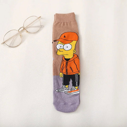 Chaussette Bart Simpson pour Homme 