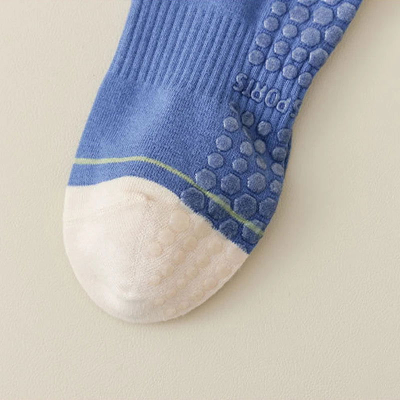 Chaussette Haute Antidérapante en Coton 