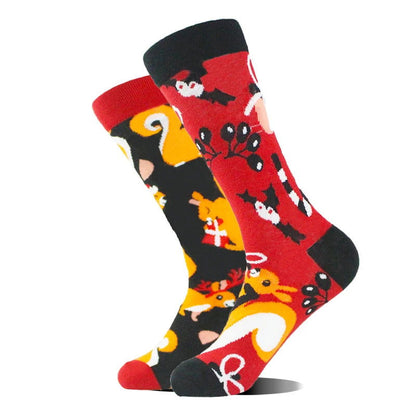 Chaussette de Noël Motif Écureuil 