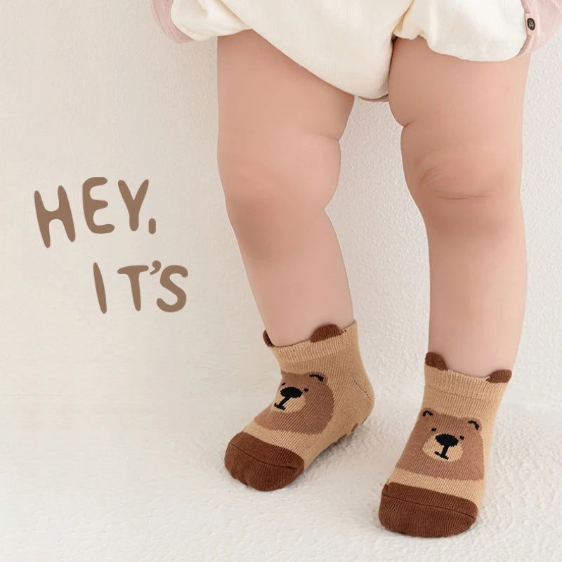 Chaussettes Antidérapantes Bébé Animaux 