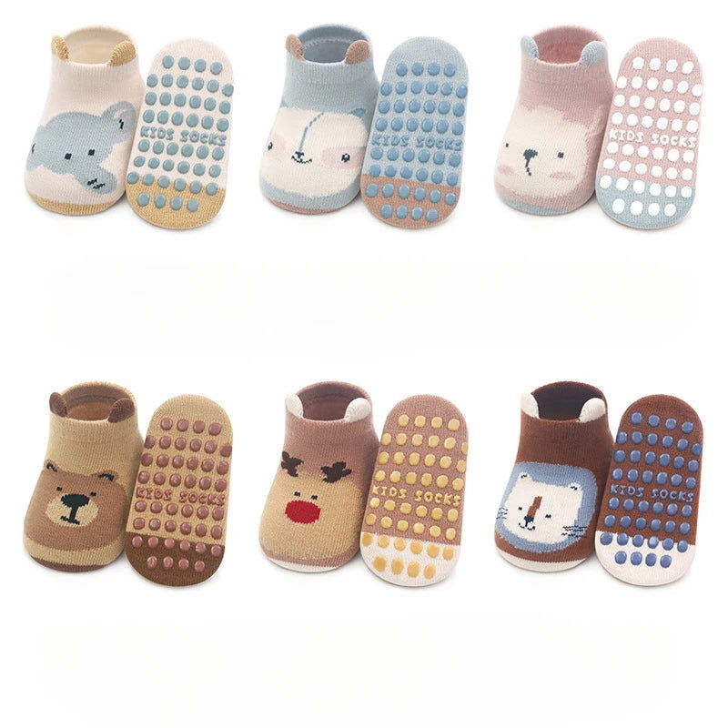 Chaussettes Antidérapantes Bébé Animaux 