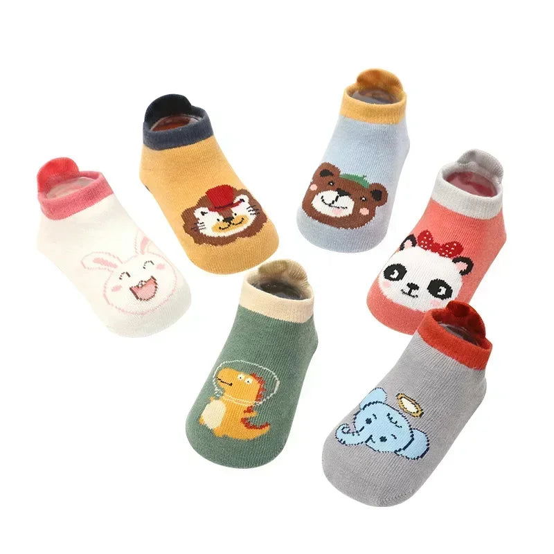 Chaussettes Antidérapantes Bébé Motif Animal 